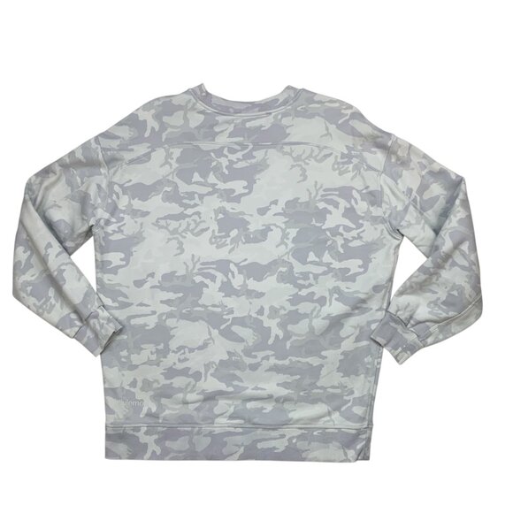 Lululemon Perfectly Oversized Crew Sweatshirt 8 Incognito Camo Alpine - Picture 12 of 13